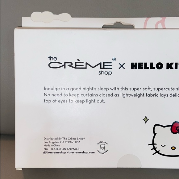 The Crème Shop x Hello Kitty 3D Plushie Sleep Mask - Picture 4 of 4